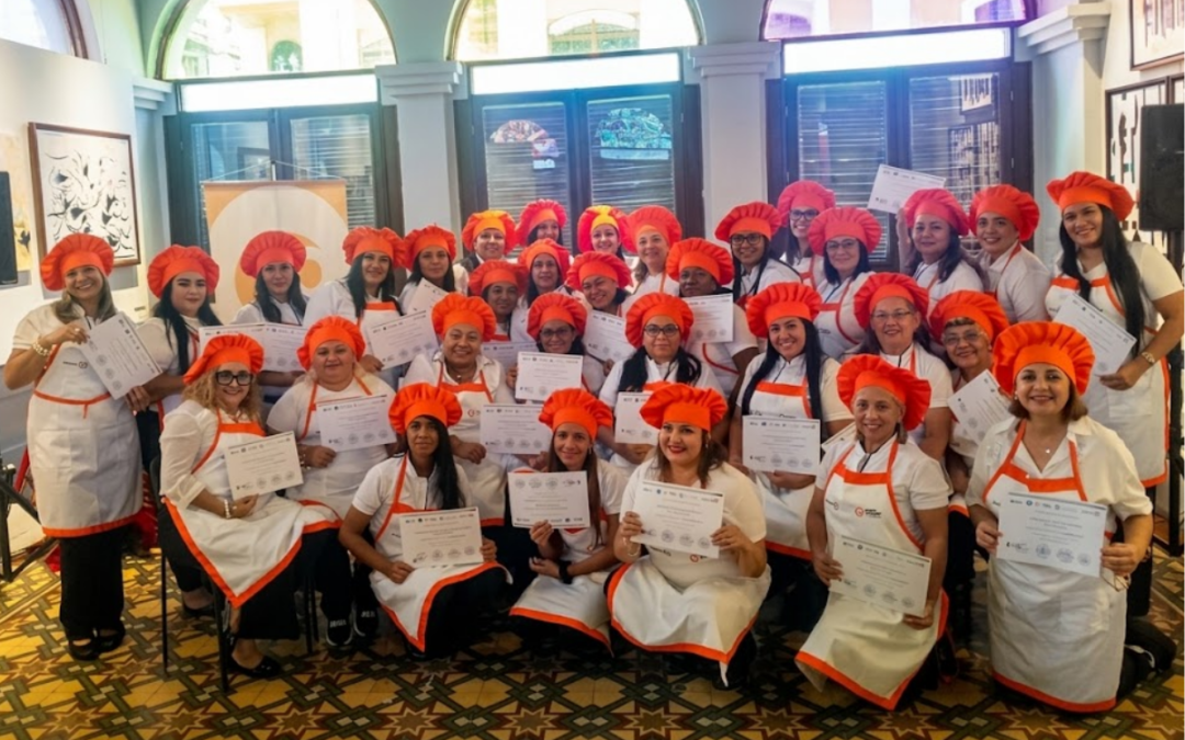 34 egresadas culminaron la primera cohorte de Gastronomía 360 en Maracaibo
